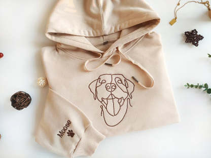 Personalized Pet Embroidered Center Sweatshirt