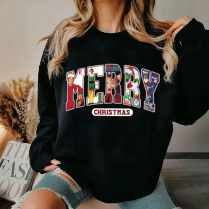 Merry Christmas - Christmas Movie Character Sweatshirt