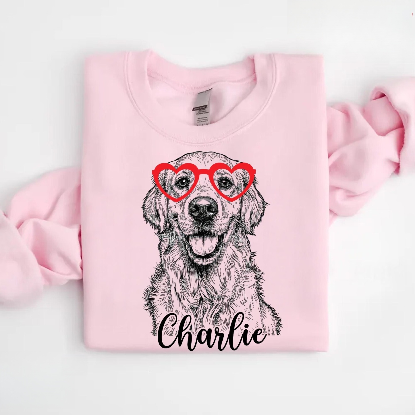 Custom Pet Valentine's Day Shirt, Custom Dog Cat Graphic Tee Sweatshirt Hoodie