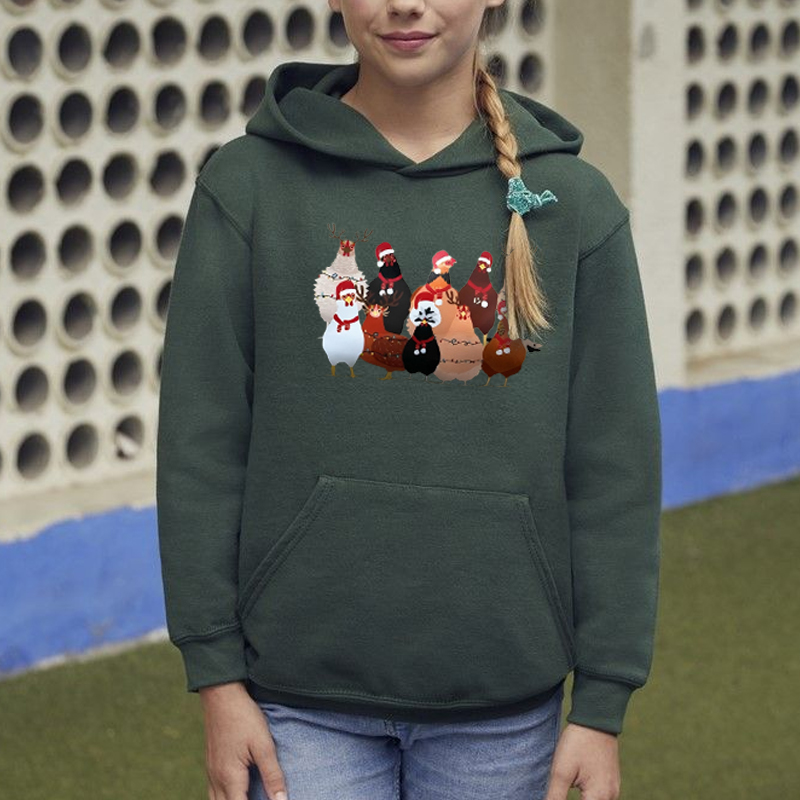 Chicken Farm Animals Ver3 Christmas Sweatshirt
