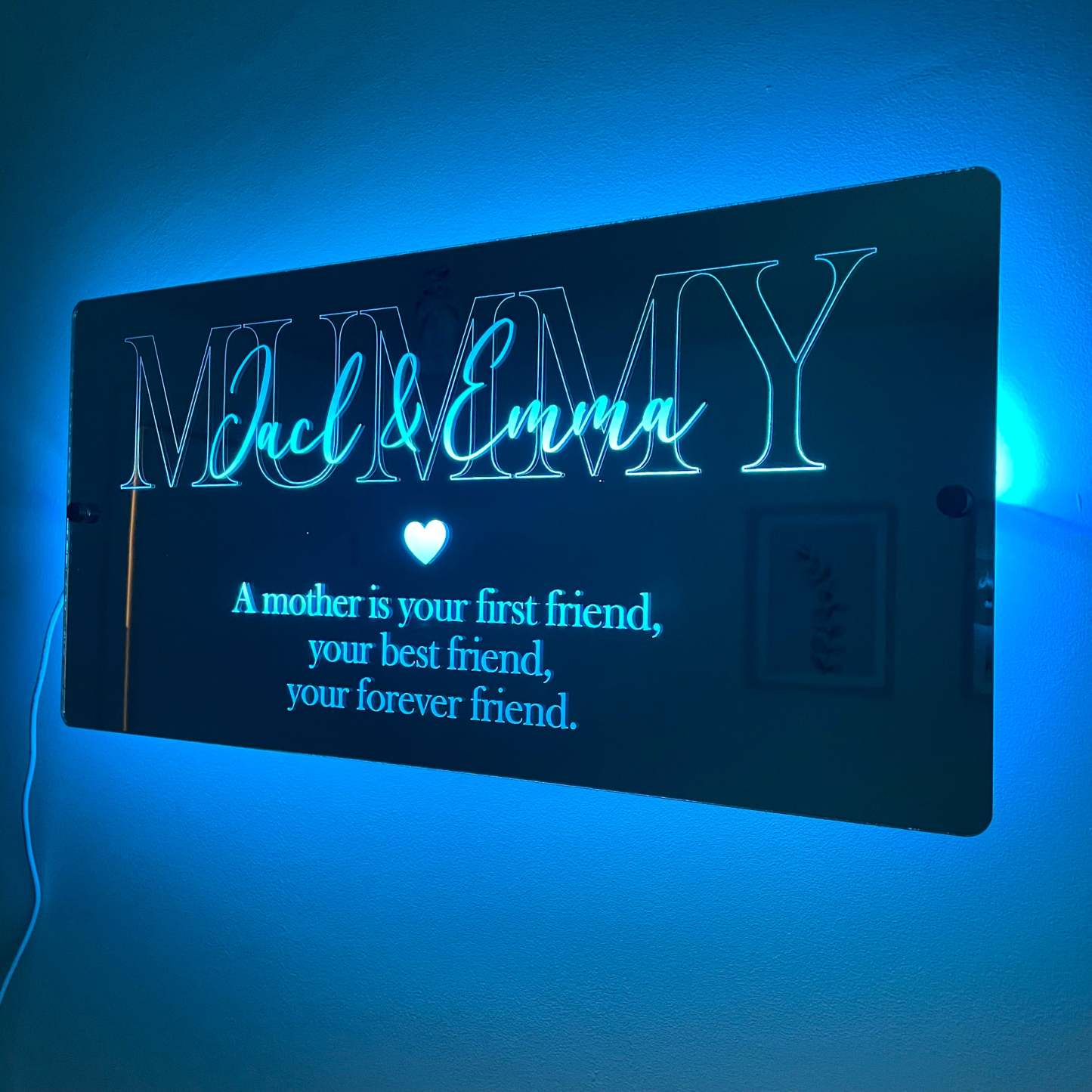 🔥Mother’s Day Sale🔥Personalised Mother’s Day Mirror - Light Up Mirror