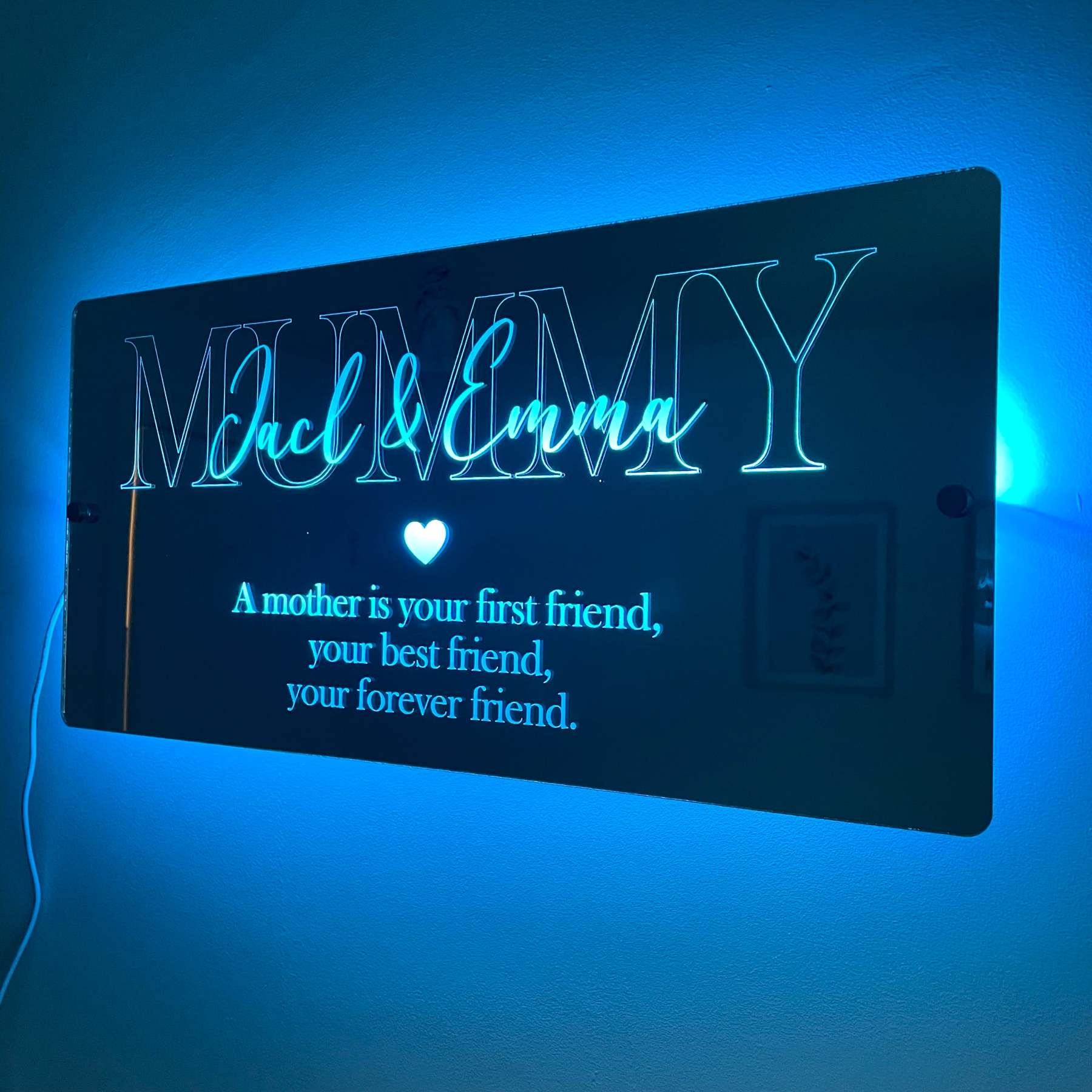 🔥Mother’s Day Sale🔥Personalised Mother’s Day Mirror - Light Up Mirror