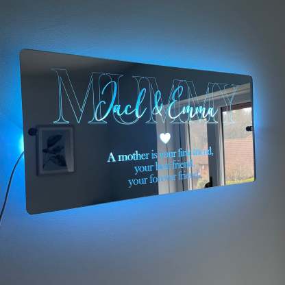 🔥Mother’s Day Sale🔥Personalised Mother’s Day Mirror - Light Up Mirror