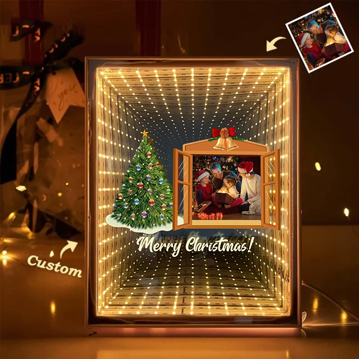 💖Customized Couple Photo Love Corridor Mirror Lamp