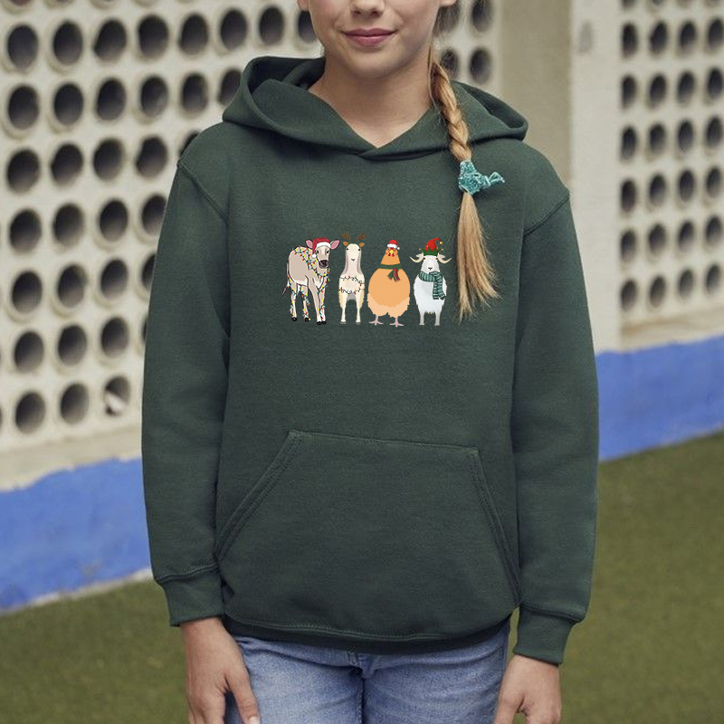 Custom Farm Animal Christmas Sweatshirt – Perfect Holiday Gift for Farm Animal Lovers