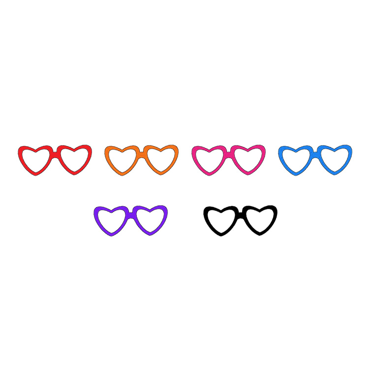 Custom Pet Valentine’s Day Sweatshirt - Personalized Dog/Cat Heart Glasses Graphic Crewneck