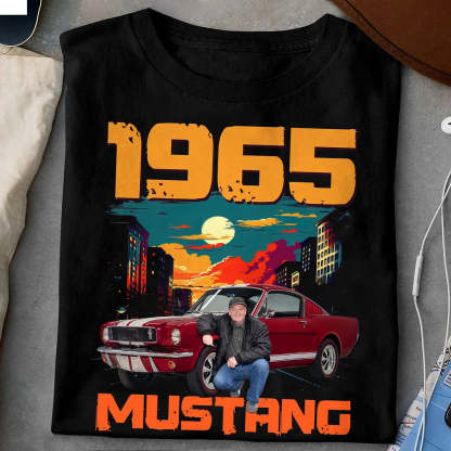 Car Vintage Tee - Personalized Photo Shirt