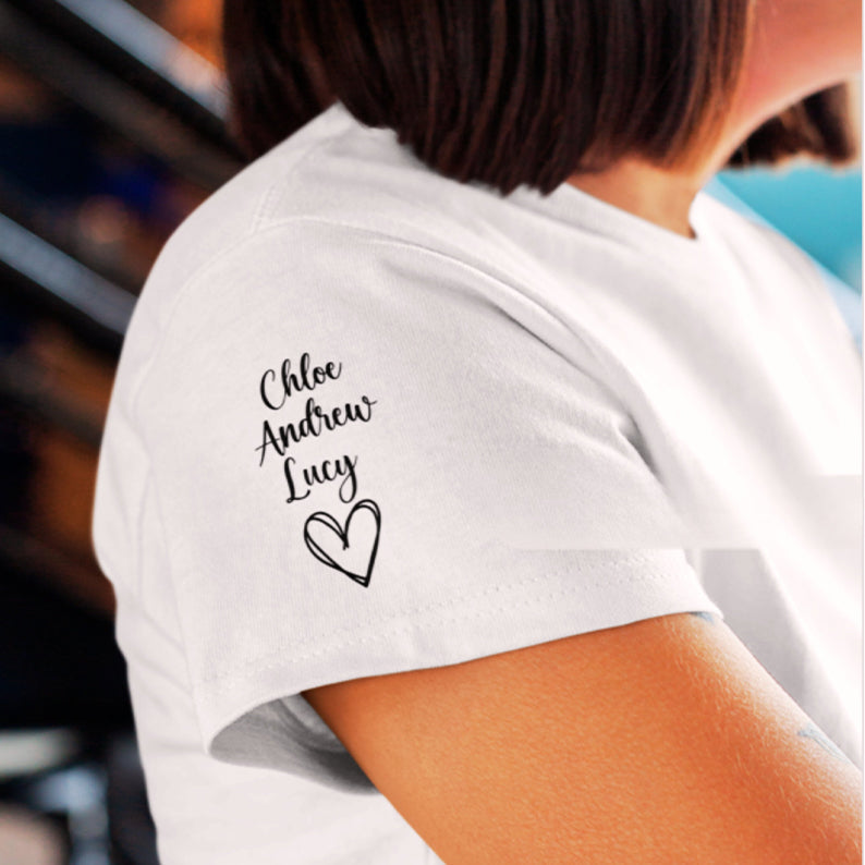 I Wear My Heart on My Sleeve-Custom Sweatshirt, T-shirt and Hoodie-ilovevango