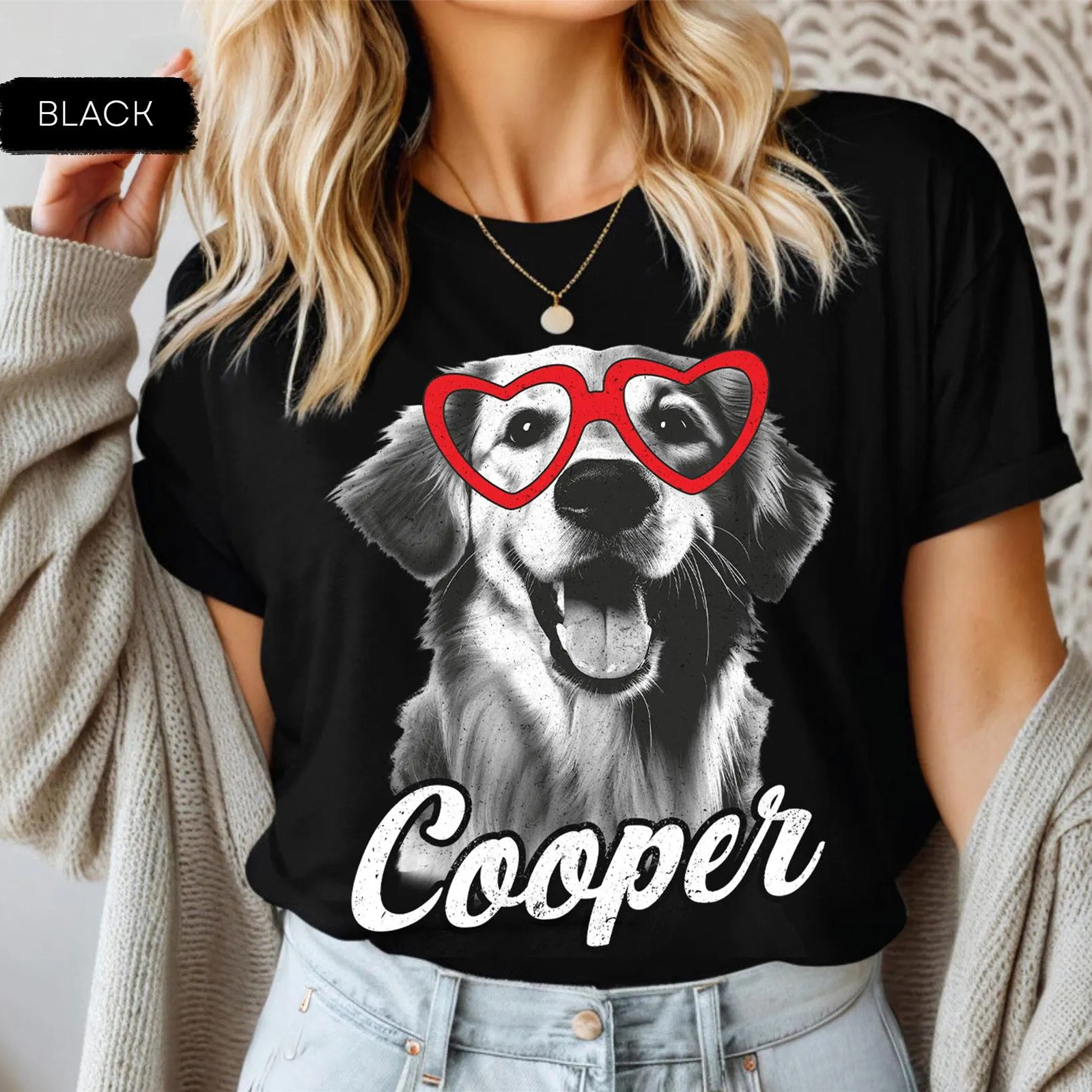 Custom Photo Dog Valentine Shirt, Dog Mom Dog Dad Tee, Valentine Sweatshirt