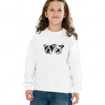 Custom Pet Photo + Name Printing T-shirt Custom Dog Cat Graphic Tee Sweatshirt Hoodie