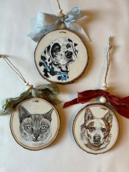 Custom Hand Painted Pet Ornament