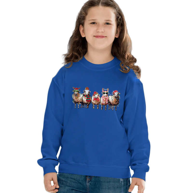 Sheep Lover Animals Holiday Christmas Sweatshirt