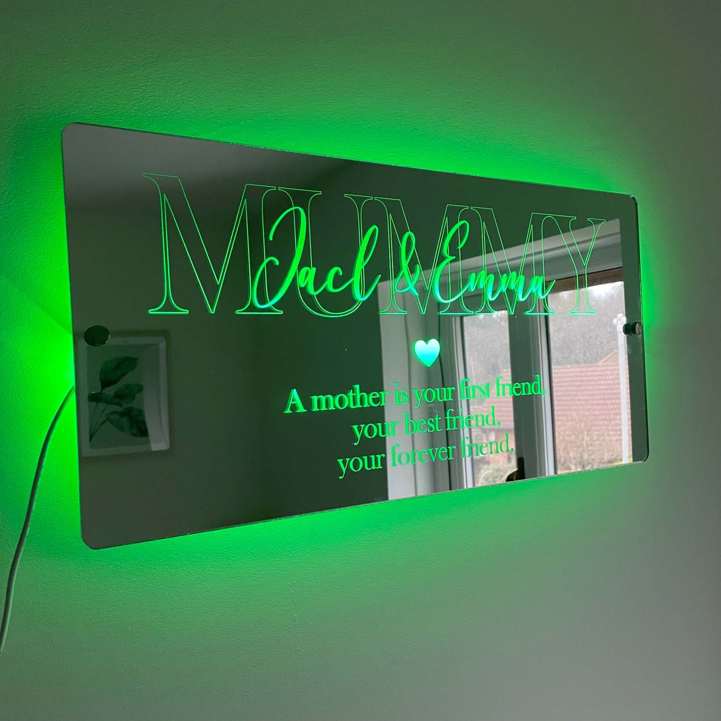 🔥Mother’s Day Sale🔥Personalised Mother’s Day Mirror - Light Up Mirror