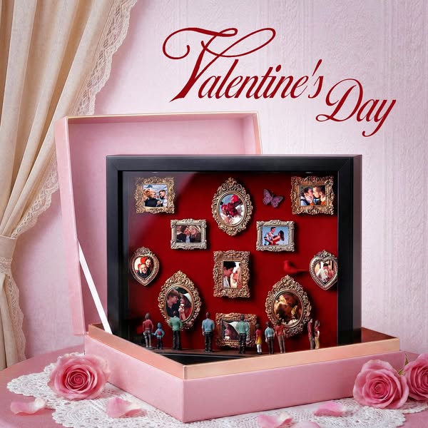 Museum of Us Frame Personalized Couples Gift for Her Cute Miniature Museum Gifts Meaningful Gift Valentine's Day Anniversary Gift