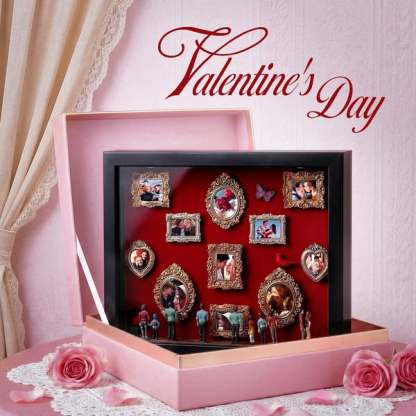 Museum of Us Frame Personalized Couples Gift for Her Cute Miniature Museum Gifts Meaningful Gift Valentine's Day Anniversary Gift