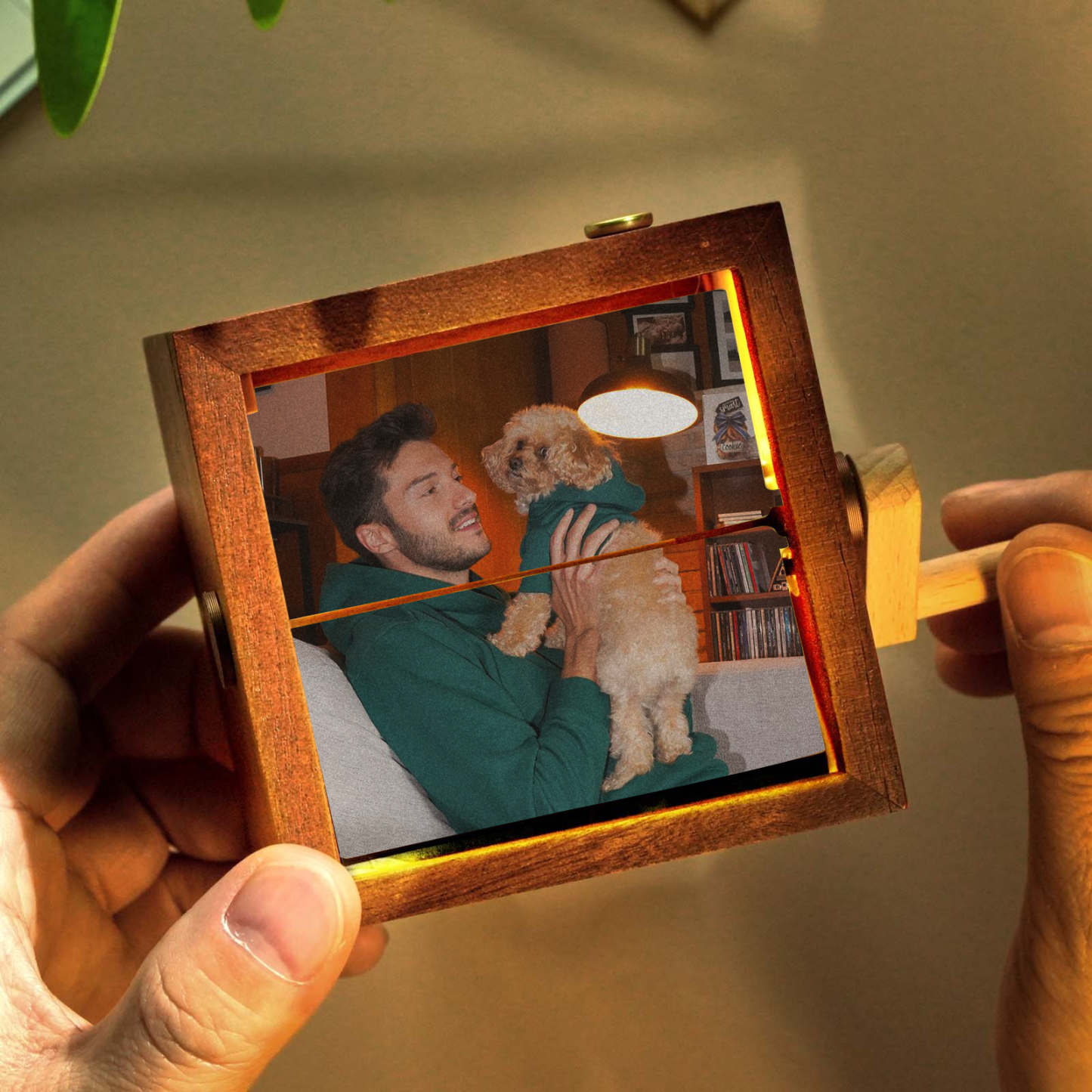 Custom Photos Hand-Crank Flipbook Box