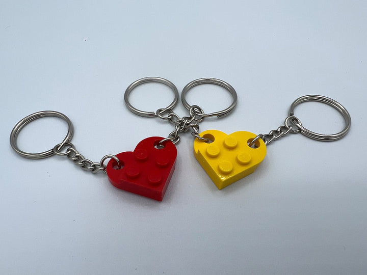 Brick Heart Keychain Set-ilovevango