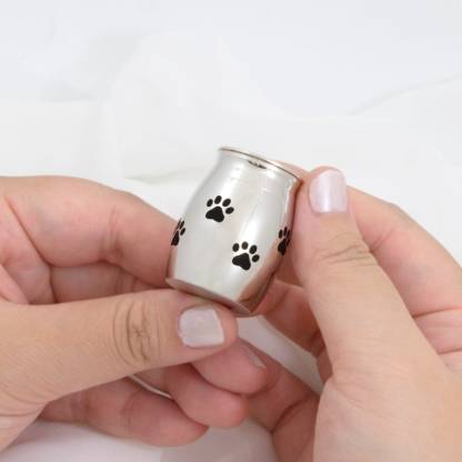 Personalized Small Pet Urn - Customized Dog Photo Small Urn - Cat Urn for Ashes - Print Dog Ashes Keepsake, Ash Holder for Loss of Dog Gift-ilovevango