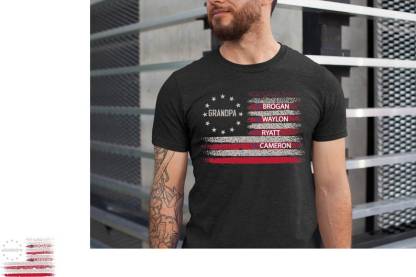 Personalized Papa T shirt, Custom name Grandpa Shirt Fist Bump Grandchild names, Fathers Day Shirt for Grandpa, Custom Poppy Pop Pop Shirt-ilovevango