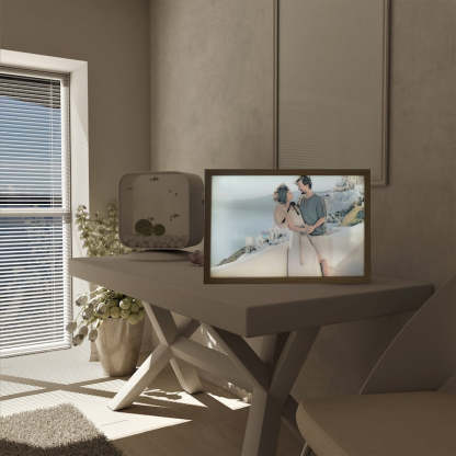 Custom LED Light Painting by Photo, Shadow Box Painting, Bedside Desk Lamp, Home Decor, Wall Hanging Art, Birthday Gifts, Anniversary Gifts-ilovevango