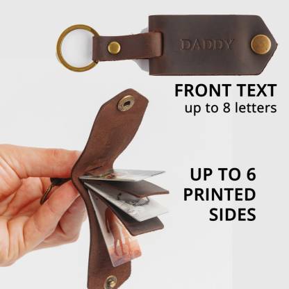 Family Photo Keychain Gift for Father-ilovevango