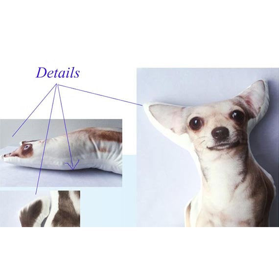 Custom Dog Face Pillow, Custom Shaped Pillow, Photo Pillow Personalized Gift, Custom Cat Pillow, Dog Cushion, Custom Cushion Picture-ilovevango
