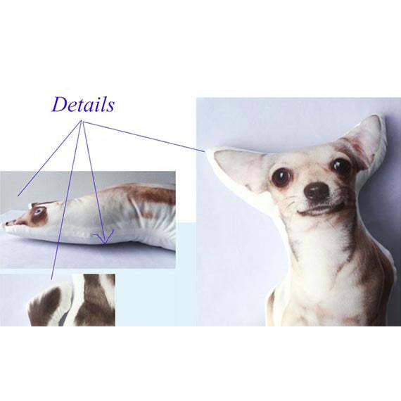 Custom Dog Face Pillow, Custom Shaped Pillow, Photo Pillow Personalized Gift, Custom Cat Pillow, Dog Cushion, Custom Cushion Picture-ilovevango