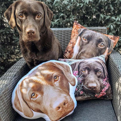 Custom Dog Face Pillow, Custom Shaped Pillow, Photo Pillow Personalized Gift, Custom Cat Pillow, Dog Cushion, Custom Cushion Picture-ilovevango