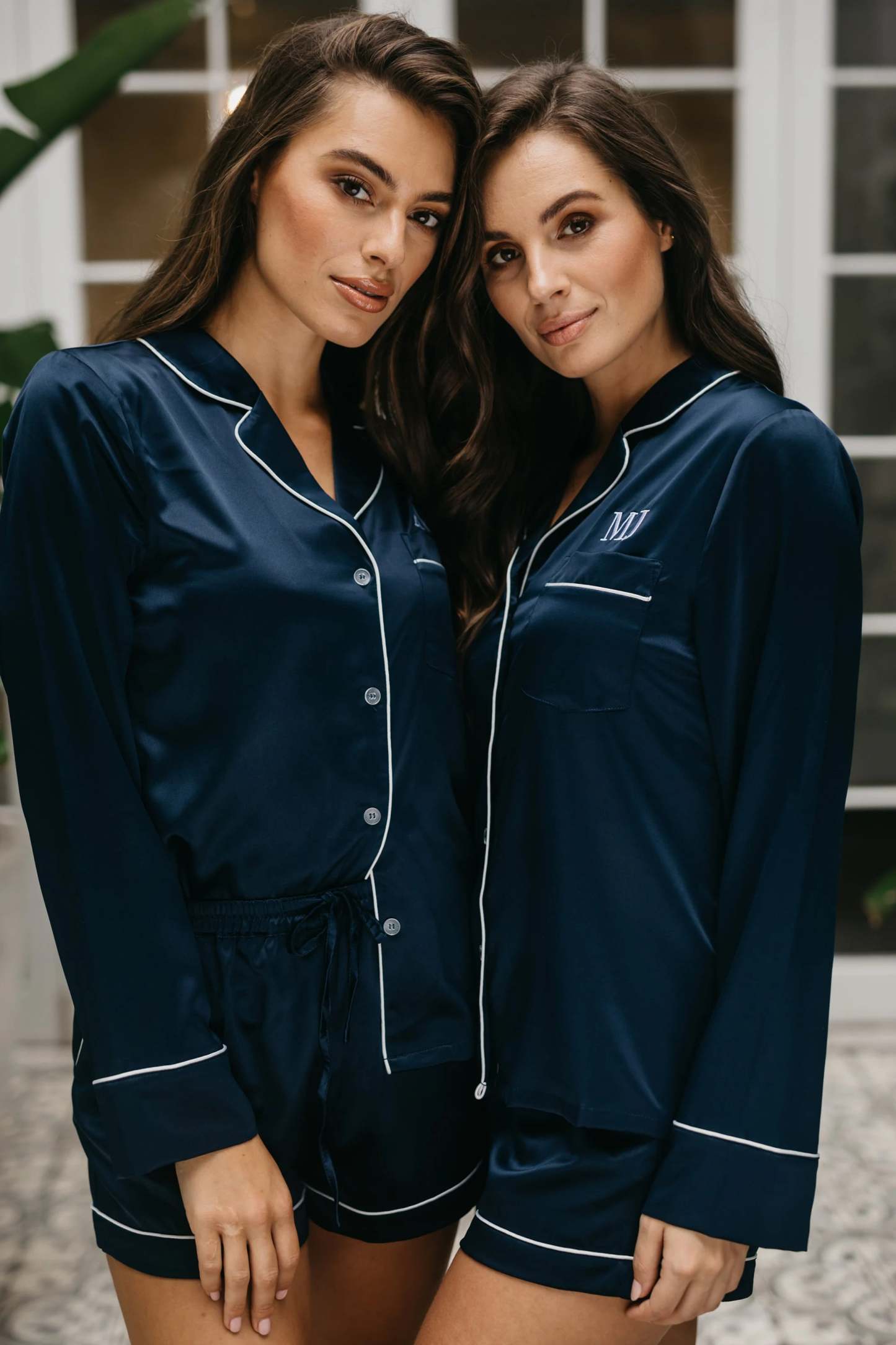 Bridesmaid pajamas / Bridesmaid PJs / Bridesmaid Gift / Pyjamas / Bridal PJS / Bridal / Satin Shorts / Bridesmaid Robes / Pajamas-ilovevango