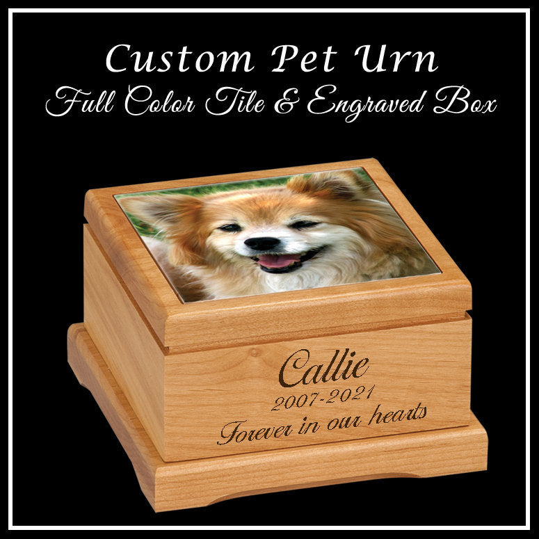 Custom Pet Urn, Pet Urn, Dog Urn, Cat Urn, Cremation Urn, Memorial Gifts, Pet Memorial, Dog Memorial, Cat Memorial, Engraved-ilovevango