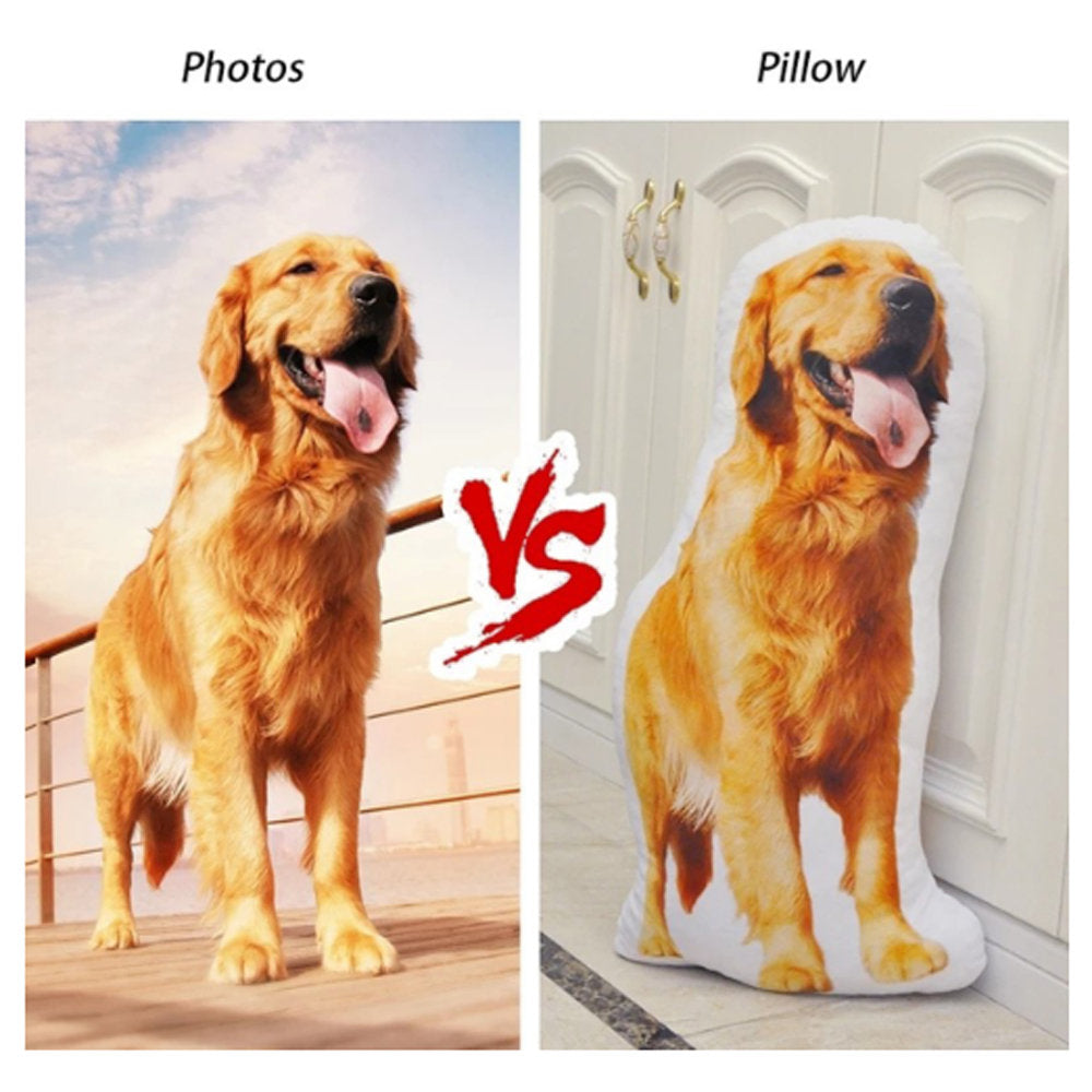 Custom Pet Pillow, Custom Pet Shaped Pillow, Christmas Gifts, Personalized Shaped Pillow, Custom Gifts, gift for dog mom, gift for dog dad-ilovevango