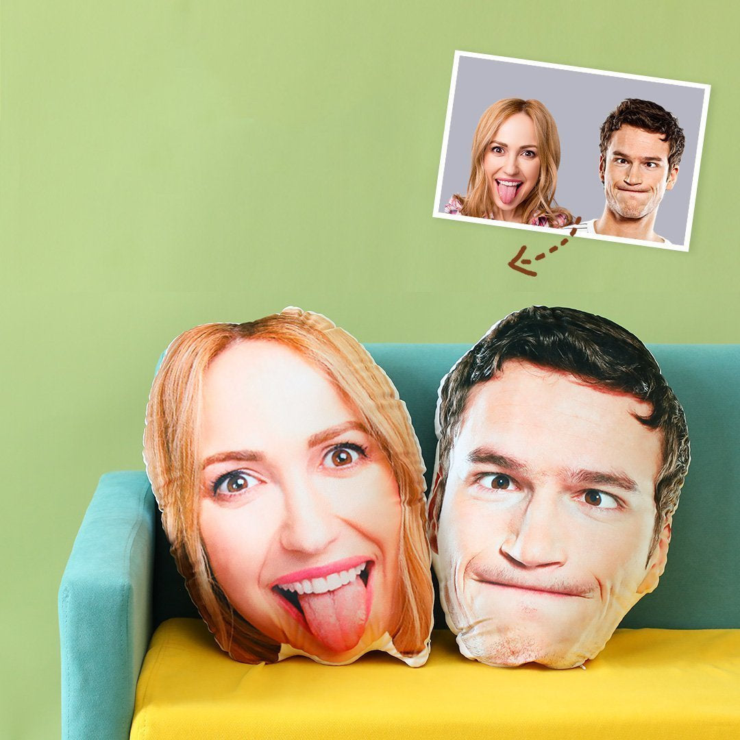 Custom Face Photo Throw Pillow, Custom Pillow, Face Body Pillow, Personalized Photo Pillow, Custom Body Pillow,Custom Head Picture Pillow-ilovevango