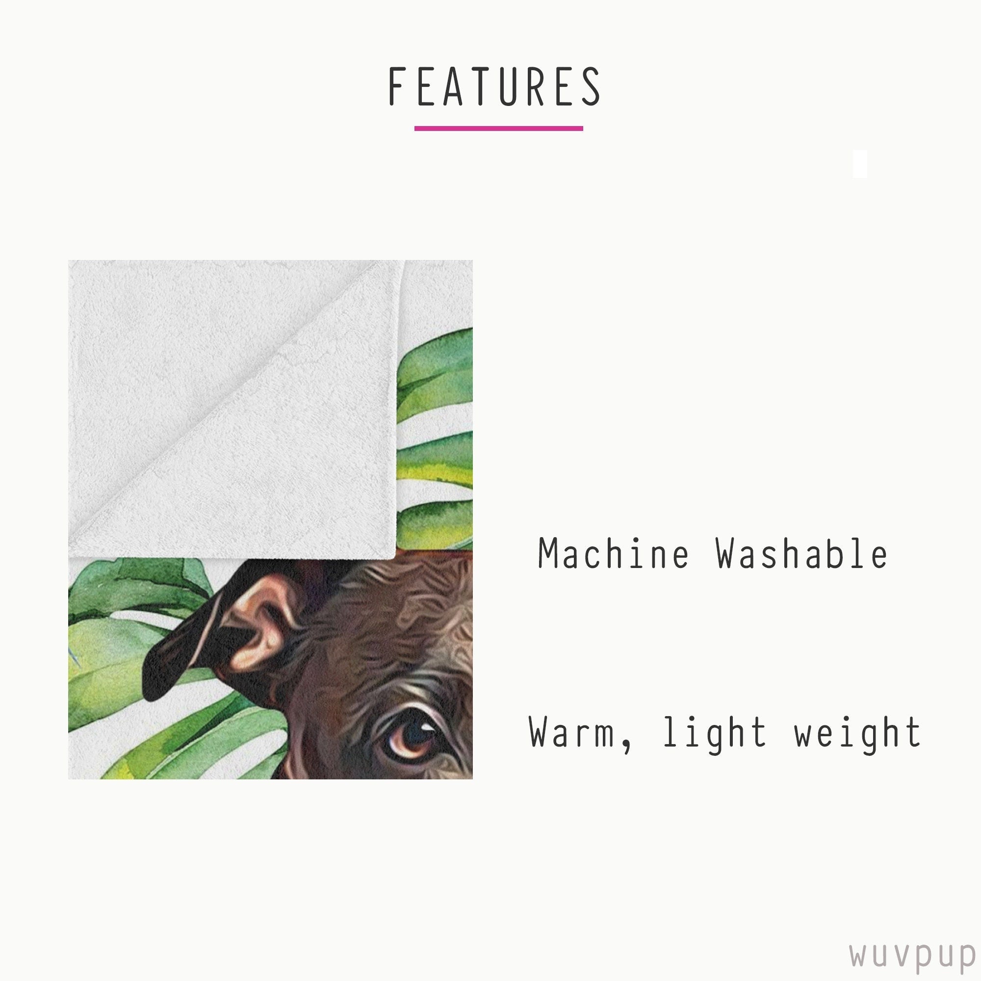 Custom Dog Blanket, Pet Blanket, Made from your Photo, Dog Lover Gifts, Dog Mom Gift, Pet Lover Gifts-ilovevango