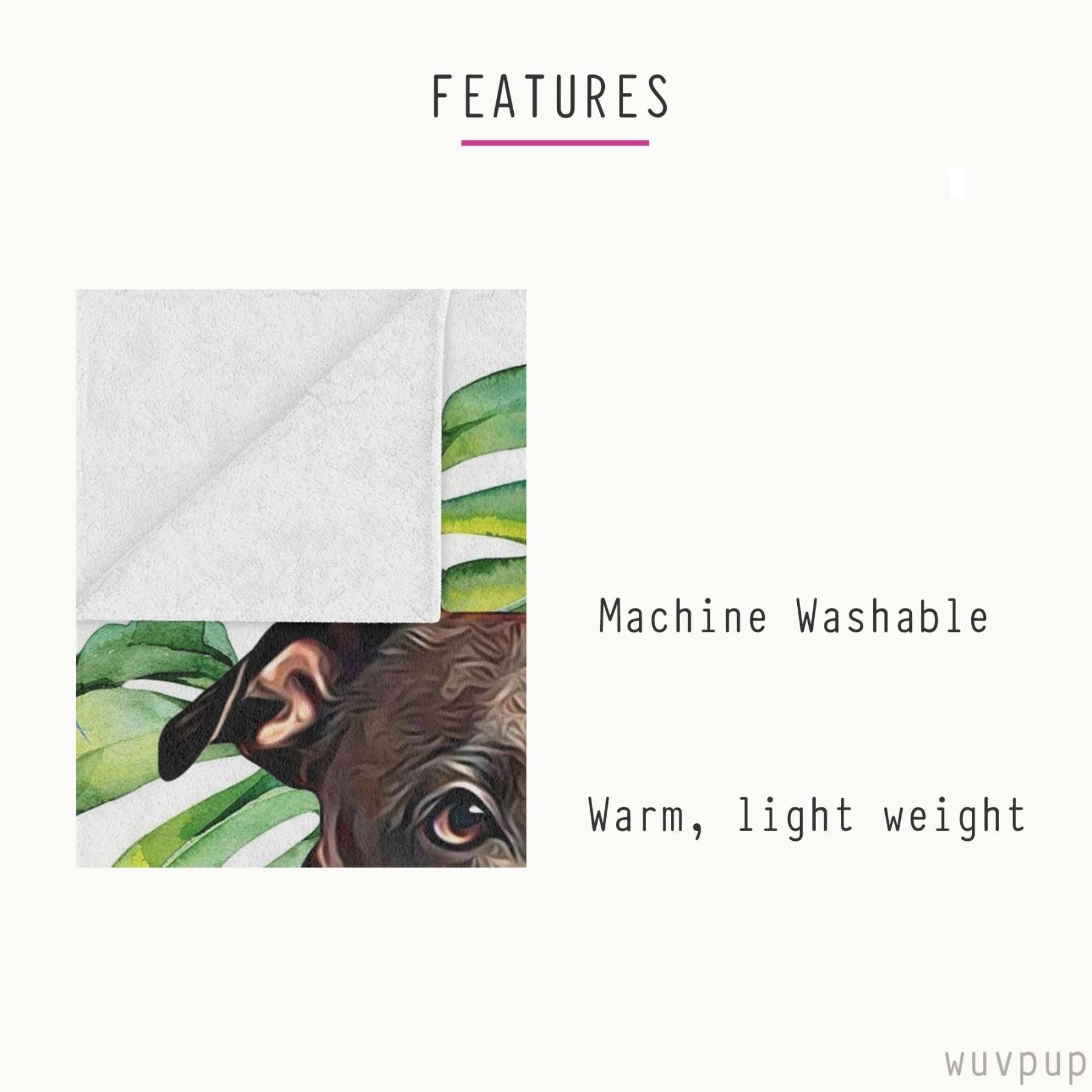 Custom Dog Blanket, Pet Blanket, Made from your Photo, Dog Lover Gifts, Dog Mom Gift, Pet Lover Gifts-ilovevango