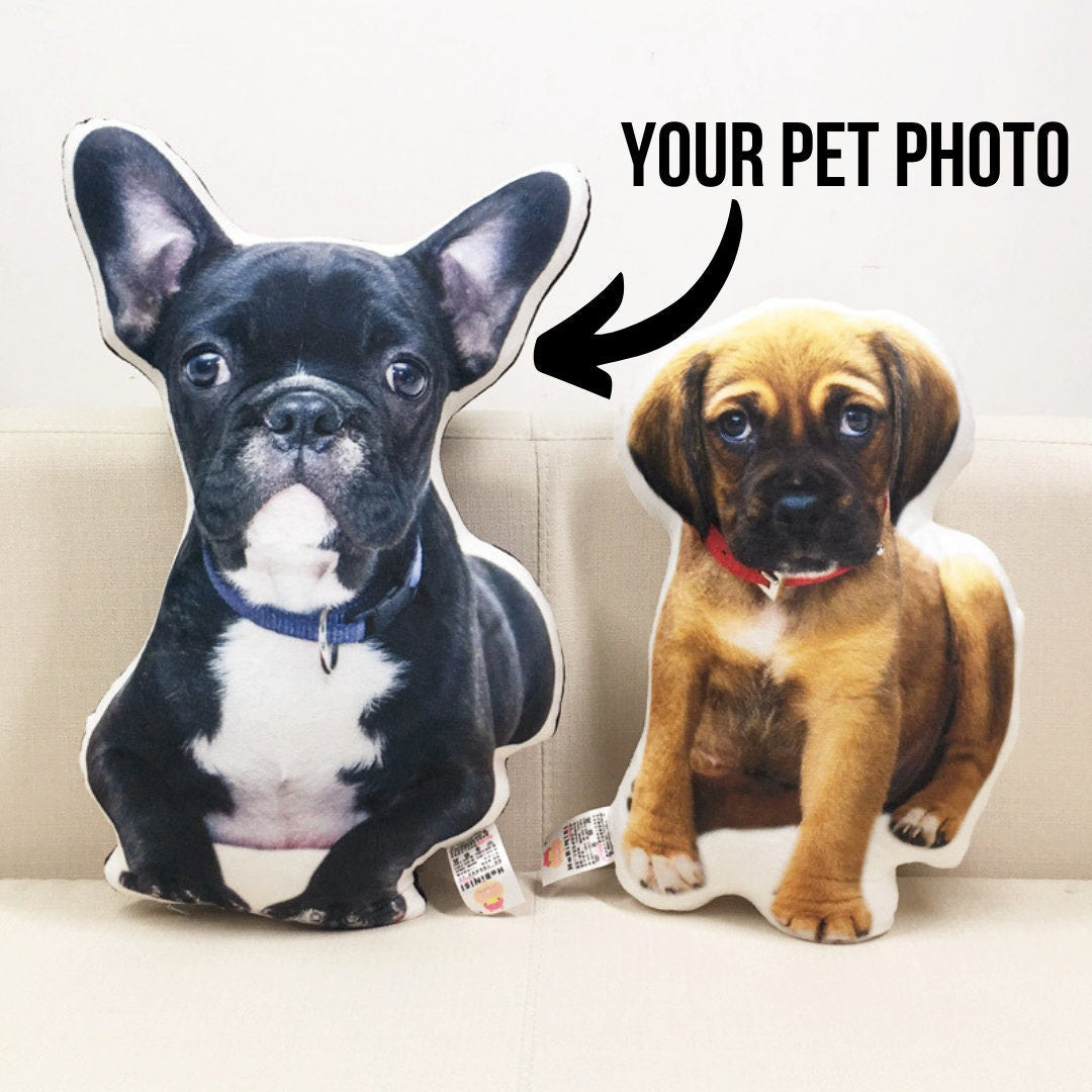 3D Personalised pet photo cushion animal pillow customised custom gift memorial mother day home accessories dog cat lover stuffed plushy-ilovevango