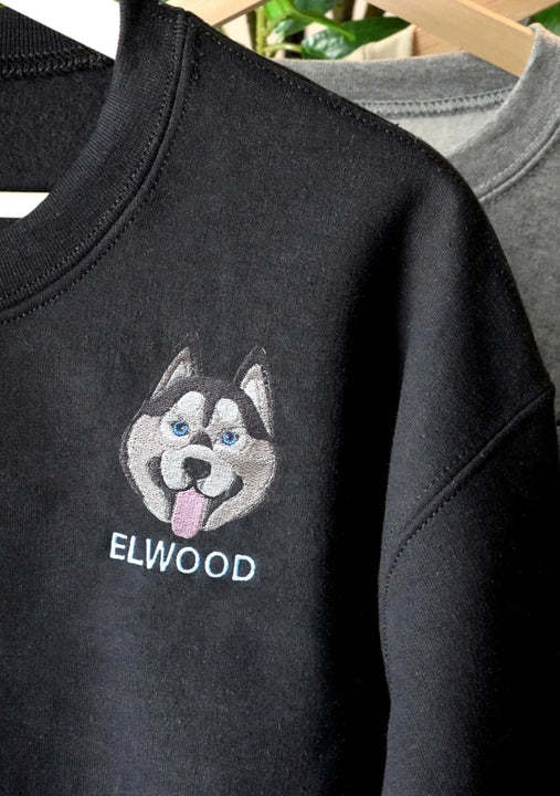 Custom embroidered pet T shirt, hoodie, sweatshirt embroidered Personalized, holiday Gift, embroidery sweatshirt, gift for friends-ilovevango