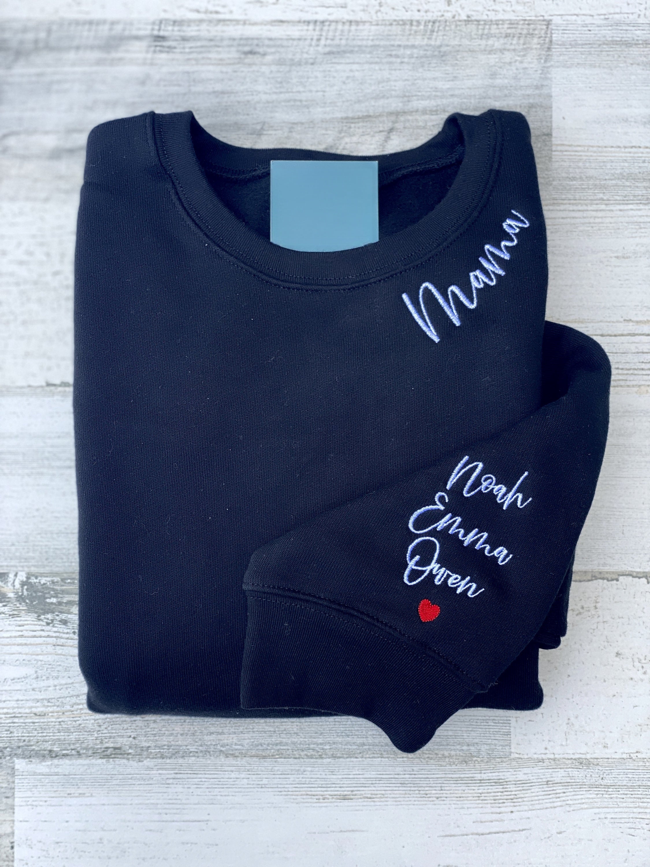 Personalized Sweatshirt for Mom, Nana, Grandma, Teacher, Mama Sweatshirt With Names, Custom Gift Sweatshirt, Personalized Gifts For Mom-ilovevango