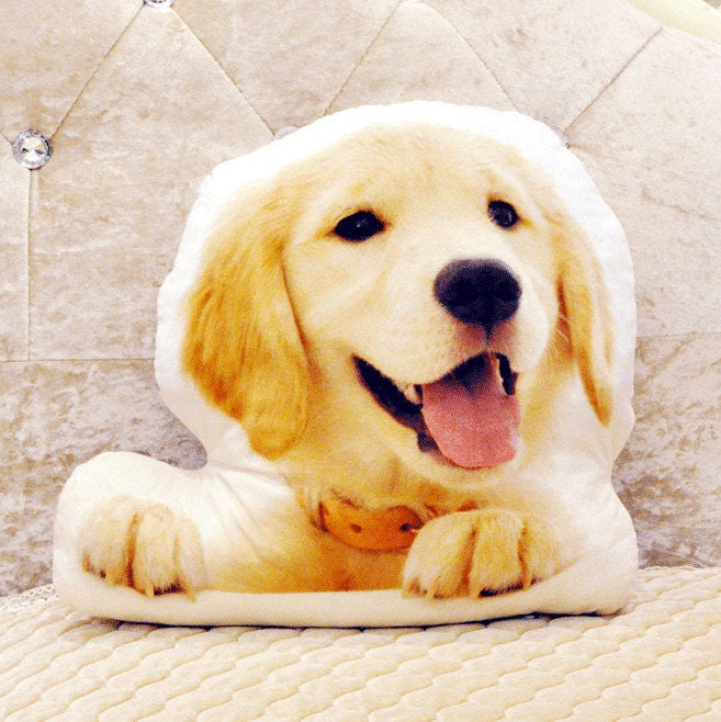 3D Personalised pet photo cushion animal pillow customised custom gift memorial mother day home accessories dog cat lover stuffed plushy-ilovevango