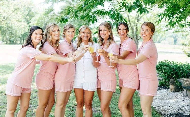 Custom Embroidered Pajamas Set Gift For Mom/Wife