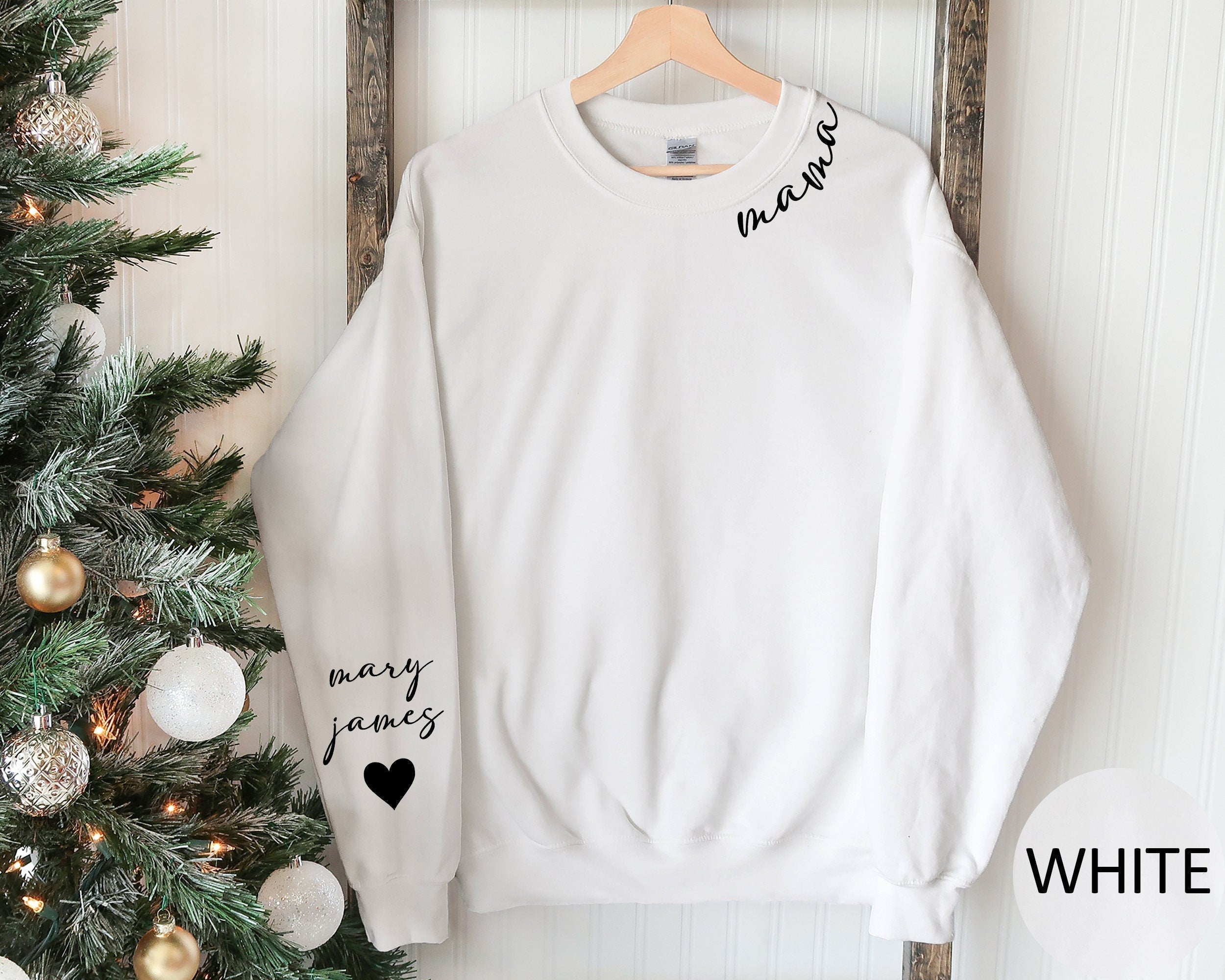 Plus Velvet Style-Custom Collar Mama Sweatshirt/Hoodie-ilovevango