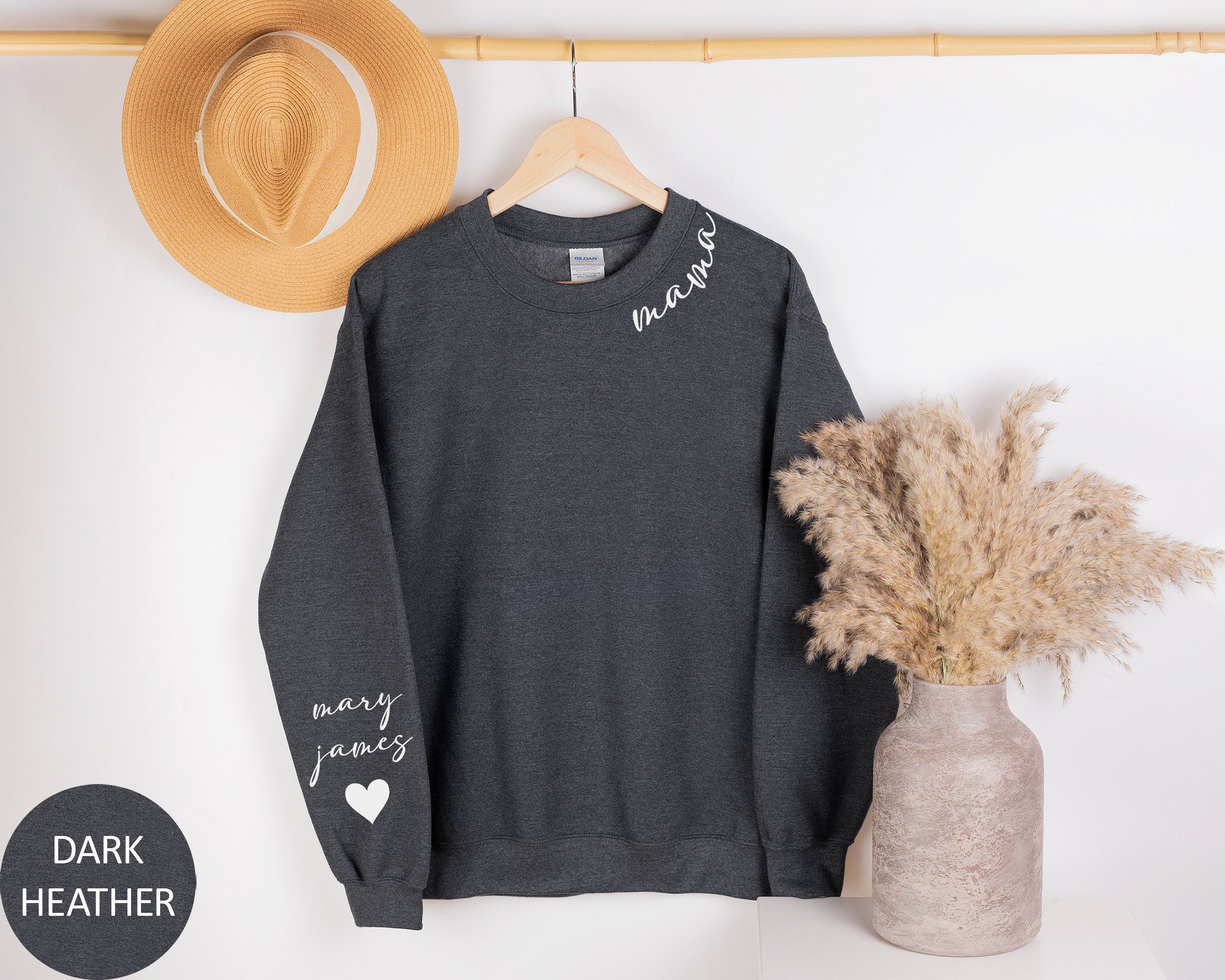 Plus Velvet Style-Custom Collar Mama Sweatshirt/Hoodie-ilovevango