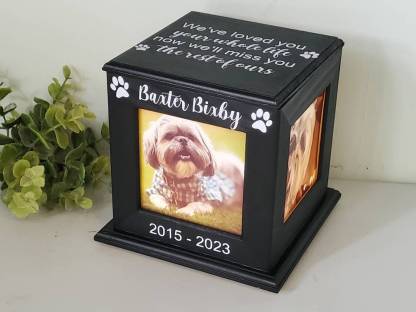 Pet Urn For Dogs Ashes, Pet Urn For Cats, Dog Urn With Picture, Cat Urn With Photo, Pet Memorial Cremation Urn , Urn For Dogs, Urn For Cats-ilovevango