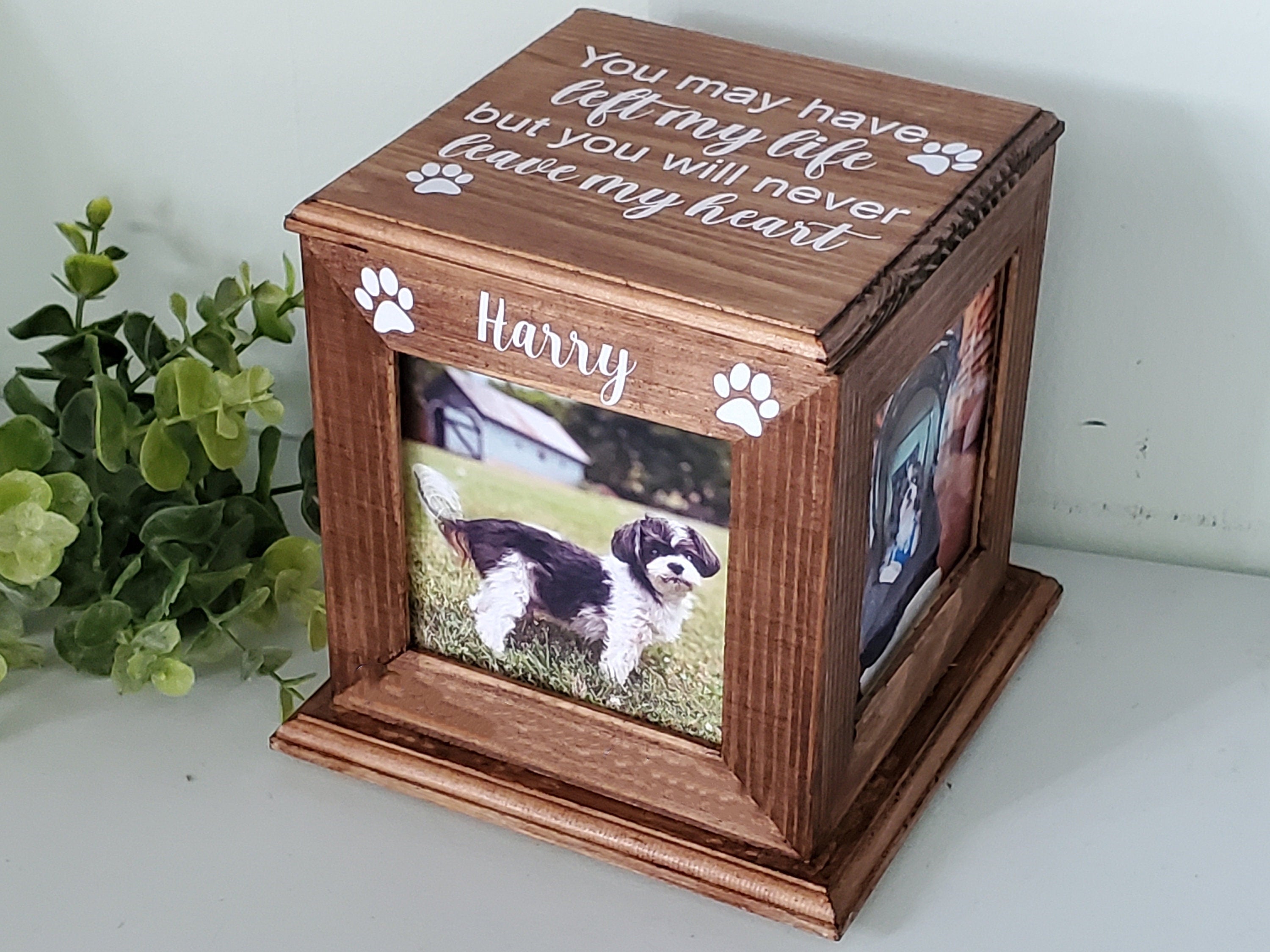 Pet Urn For Dogs Ashes, Pet Urn For Cats, Dog Urn With Picture, Cat Urn With Photo, Pet Memorial Cremation Urn , Urn For Dogs, Urn For Cats-ilovevango