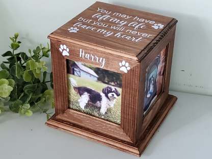 Pet Urn For Dogs Ashes, Pet Urn For Cats, Dog Urn With Picture, Cat Urn With Photo, Pet Memorial Cremation Urn , Urn For Dogs, Urn For Cats-ilovevango