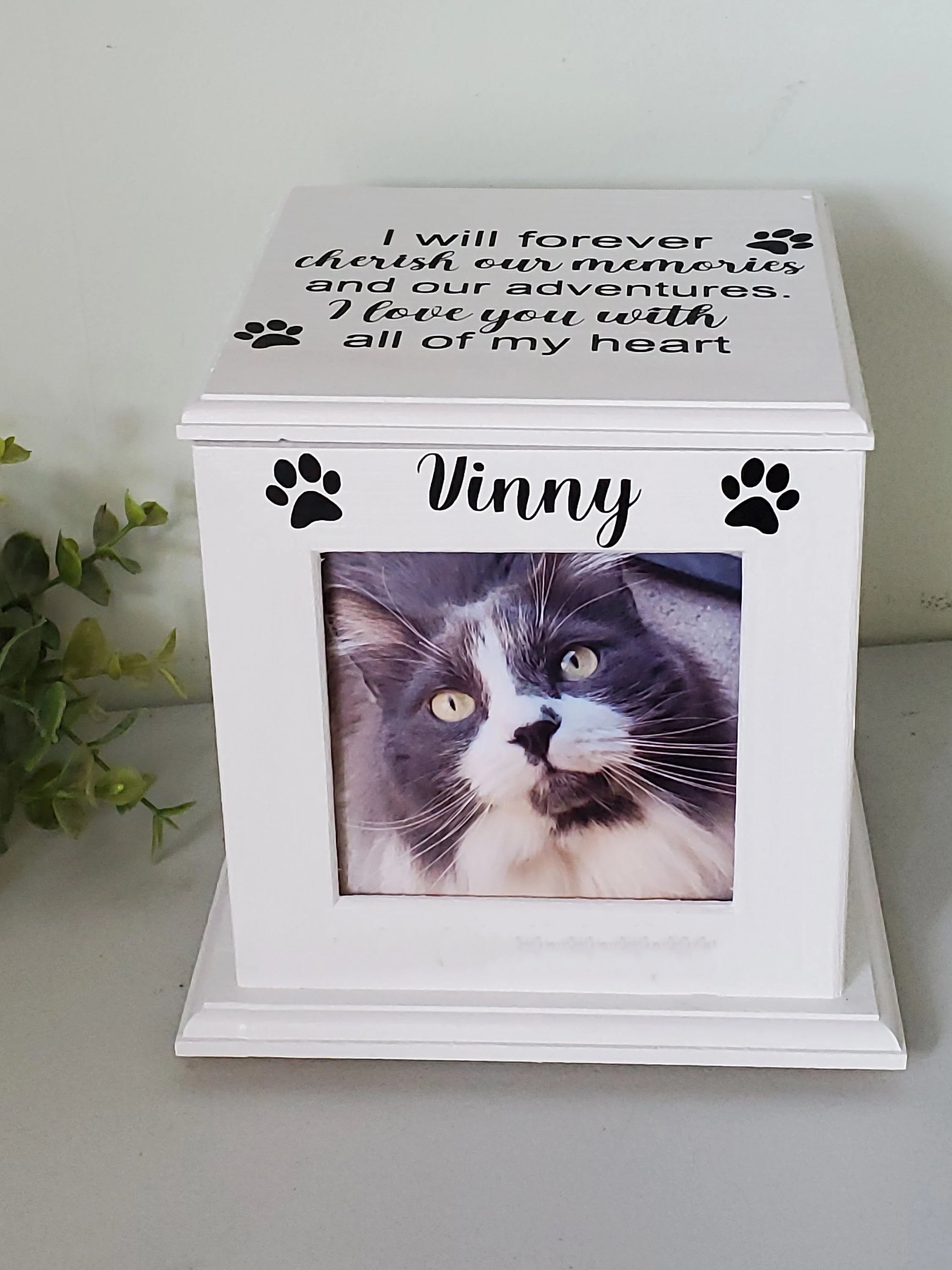 Pet Urn For Dogs Ashes, Pet Urn For Cats, Dog Urn With Picture, Cat Urn With Photo, Pet Memorial Cremation Urn , Urn For Dogs, Urn For Cats-ilovevango