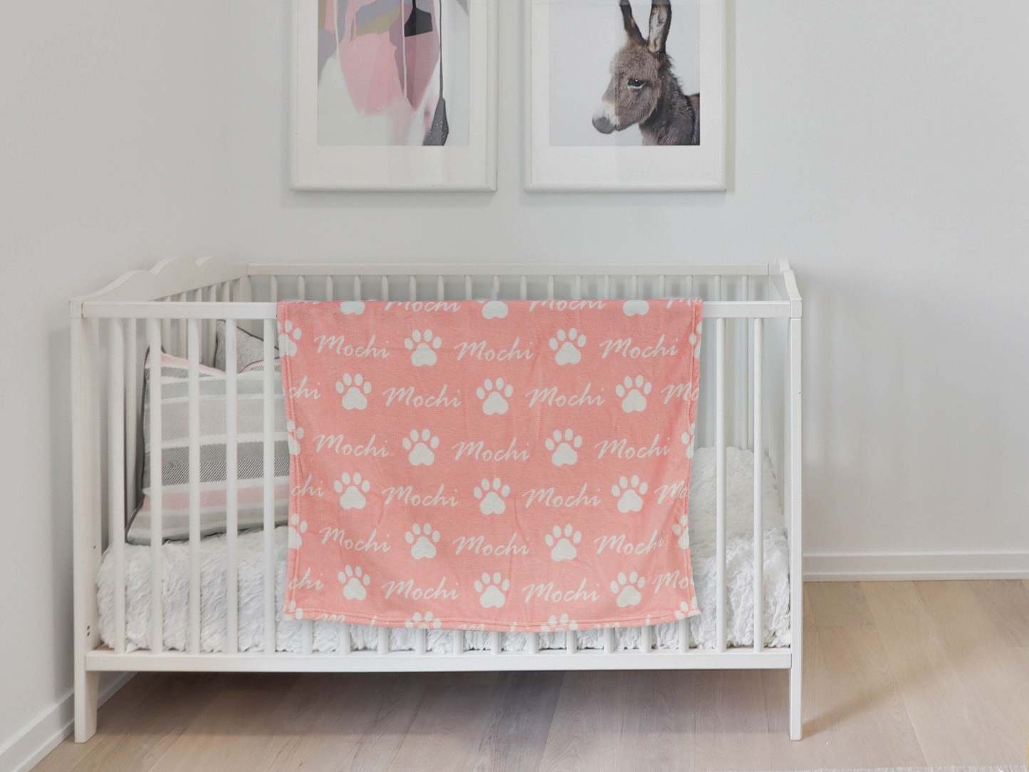 Custom Blanket For Dog, Puppy Name Blanket, Cat Plush Blanket, Dog Name Blanket, Gift For Dog Lover-ilovevango