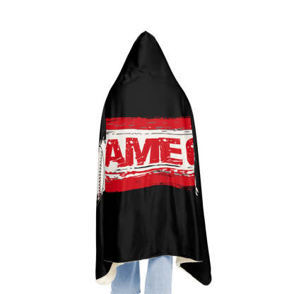 Personalized Baseball Hooded Blanket Custom Blanket Gifts