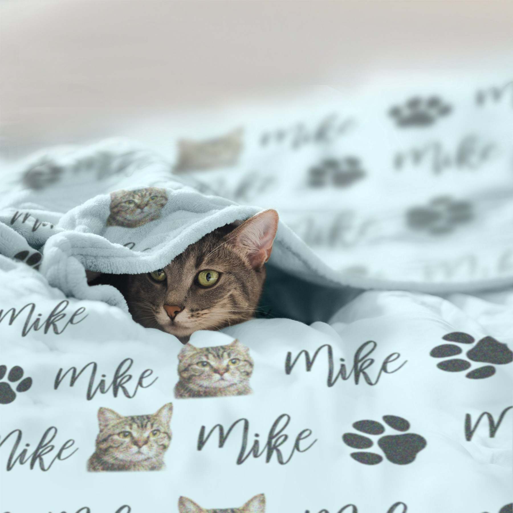 Personalized Pet Blanket | Custom Bedding for Pets | Customized Blankets for Dog and Cats | Blankets for pets-ilovevango