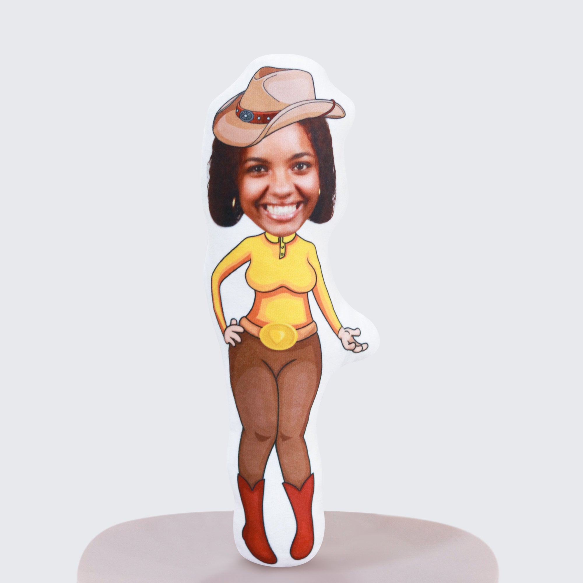 Custom Cowboy doll boyfriend photo pillow Girlfriend face Picture cushion Send husband birthday gift wife Christmas gift muscle men Toys-ilovevango