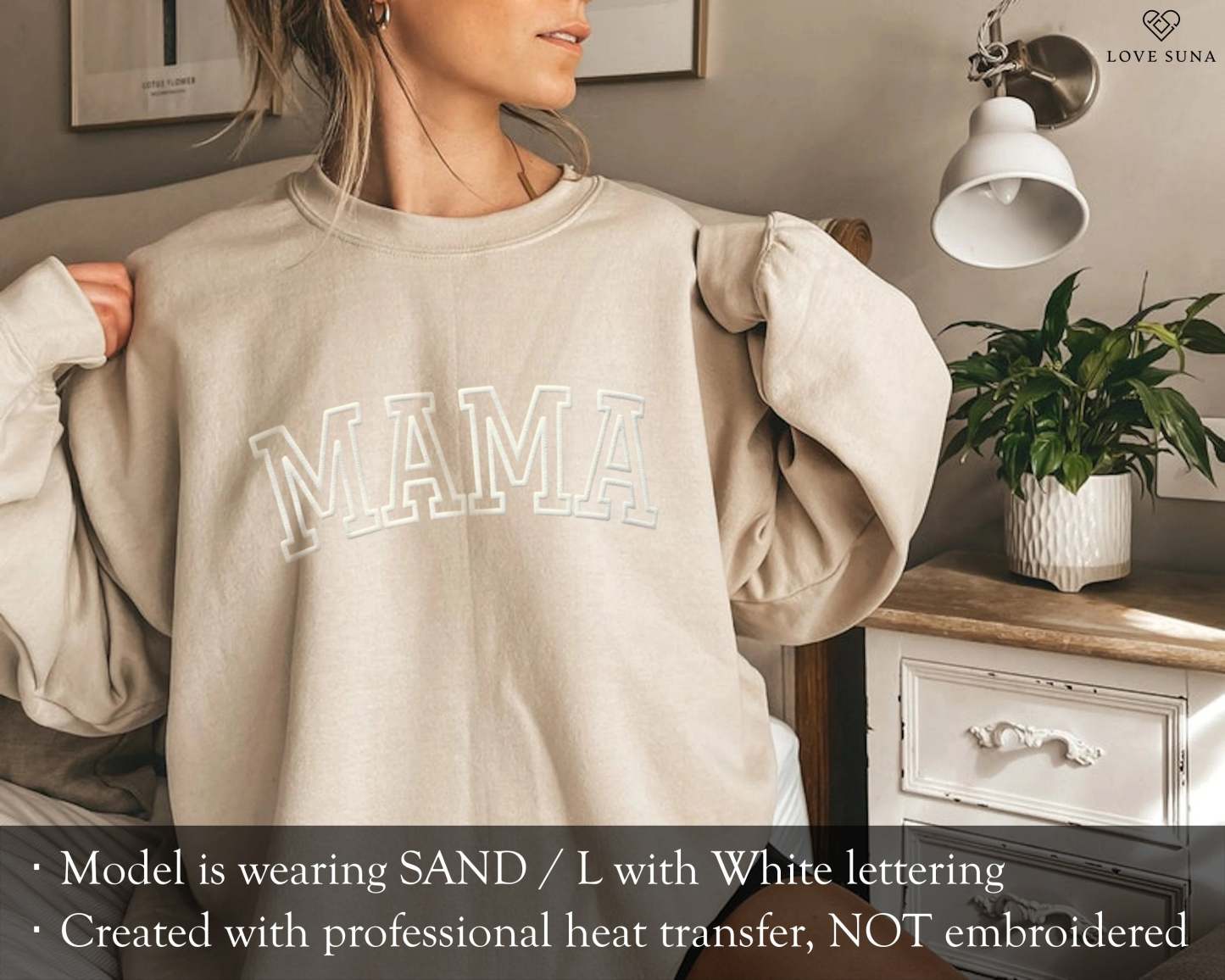Personalized Mama Sweatshirt with Kid Names on Sleeve, Mothers Day Gift, Birthday Gift for Mom, New Mom Gift, Minimalist Cool Mom Sweater-ilovevango